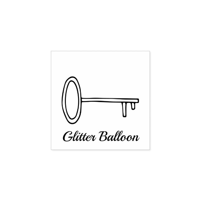 Rental House Key Rubber Stamp (Imprint)
