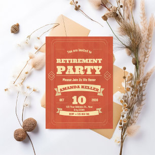 Rentirement Holiday Party  Invitation