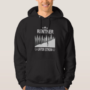Rentner Unter Strom Ebike Saying Mountain Bike Mot Hoodie