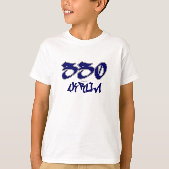 Rep Akron (330) T-Shirt (Front)