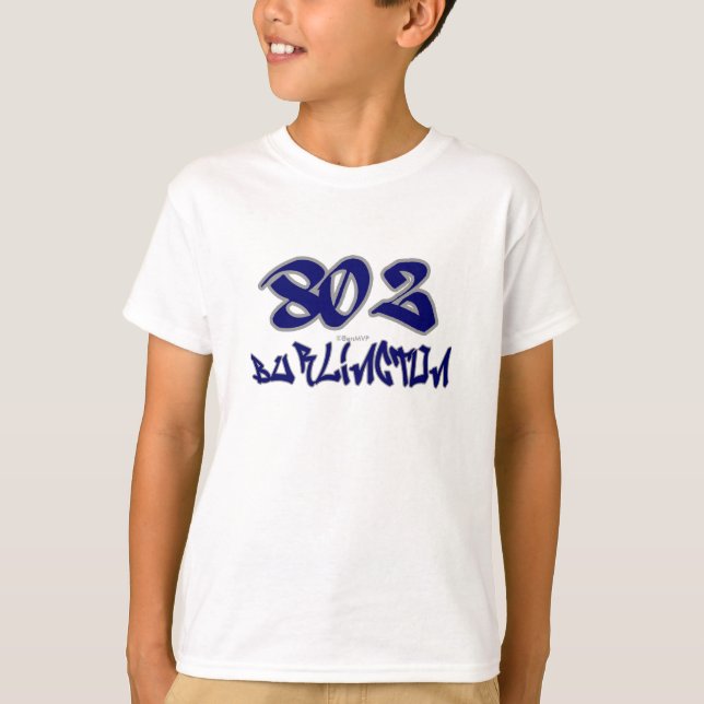 Rep Burlington (802) T-Shirt (Front)