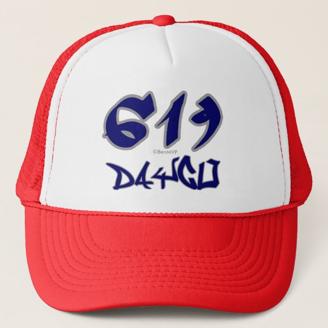 Rep Daygo (619) Trucker Hat (Front)