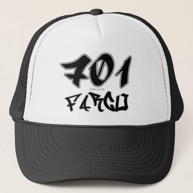 Rep Fargo (701) Trucker Hat (Front)