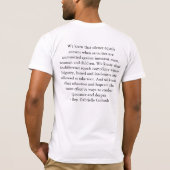 Rep. Gabrielle Giffords Quote T-Shirt (Back)