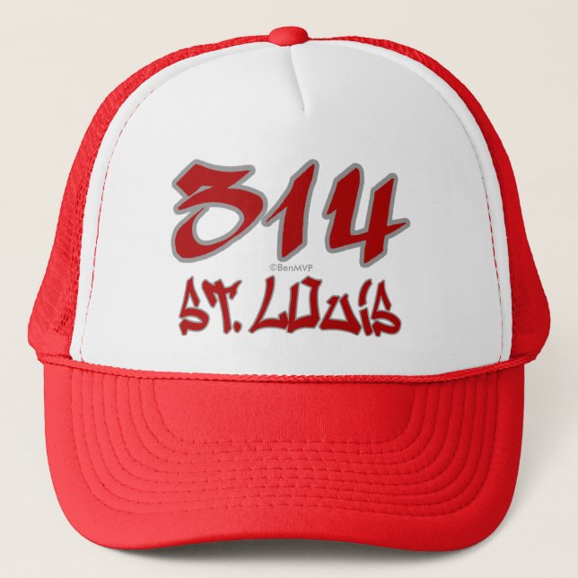 Rep St. Louis (314) Trucker Hat (Front)