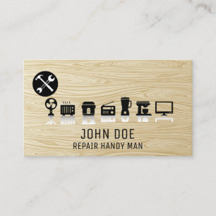 Repair Tools Appliances Home Services Business Card