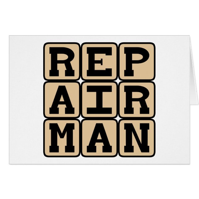 Repairman, Handyman (Front Horizontal)