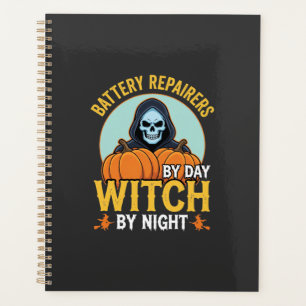 Réparateur de piles Halloween Sorcière de nuit Des
