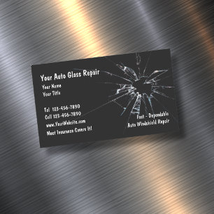 Réparation automatique de verre Cartes de visite m