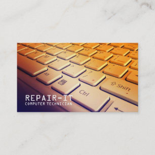Réparation d'ordinateurs, Cartes de visite techni