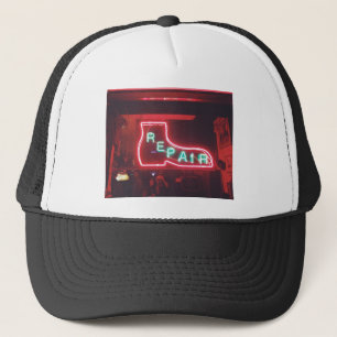 Repare Neon Sign NYC Trucker Hat