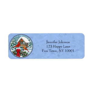Repas de Noël des cardinaux bleu
