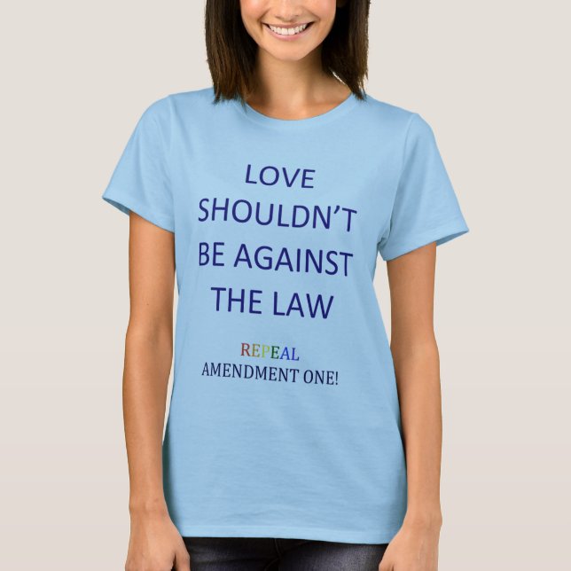 Repeal Amendment One T-Shirt (Front)