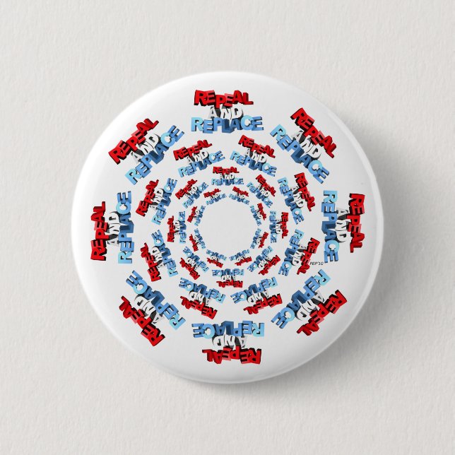 Repeal And Replace 2 Inch Round Button (Front)