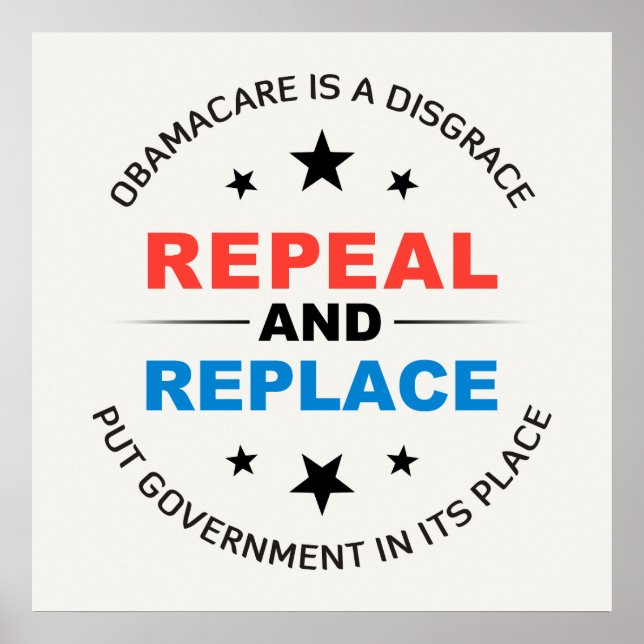 Repeal And Replace Poster (Front)