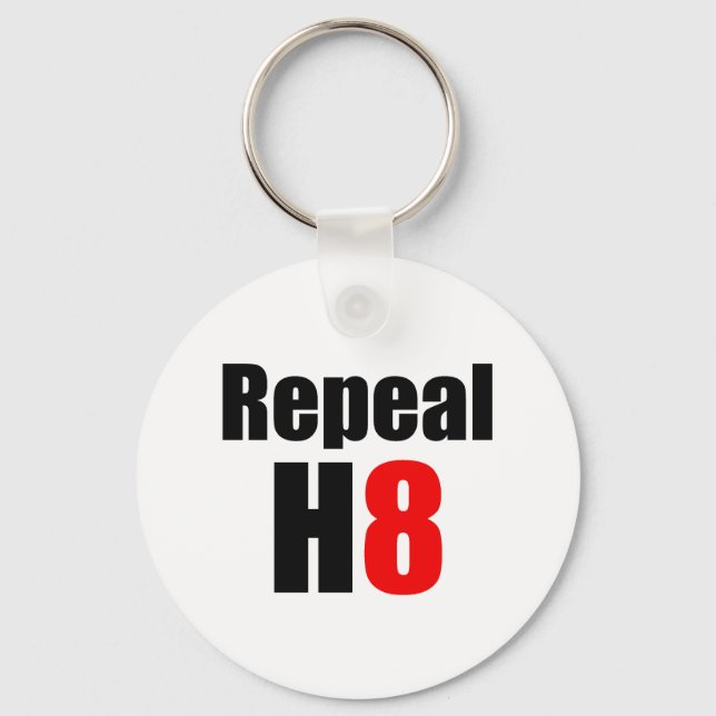 REPEAL PROP 8 / REPEAL H8 KEYCHAIN (Front)