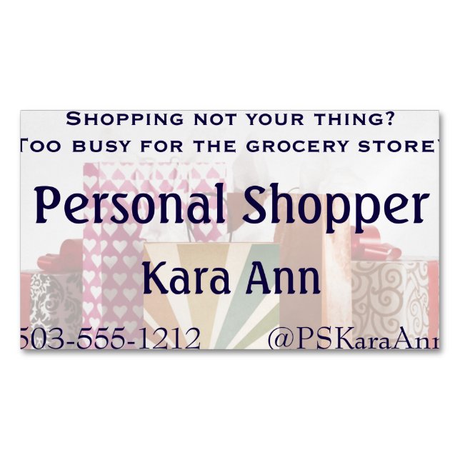 Repeat Business Magnetic Business Card (Front)