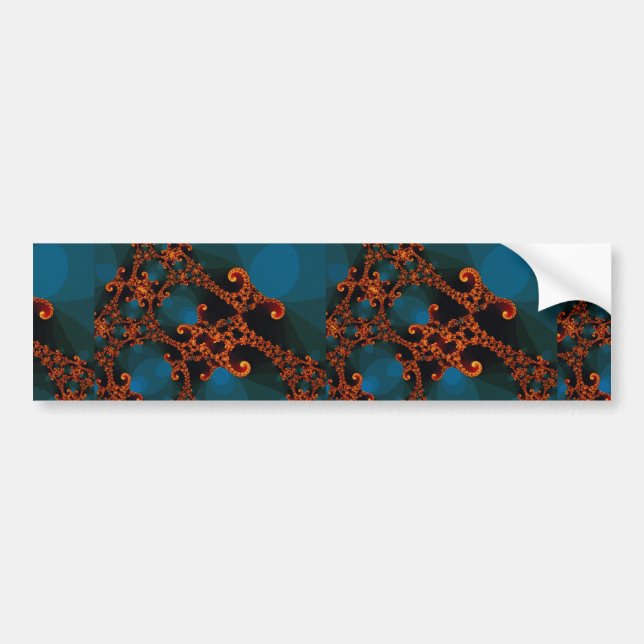 Repeat Fractal Bumper Sticker (Front)
