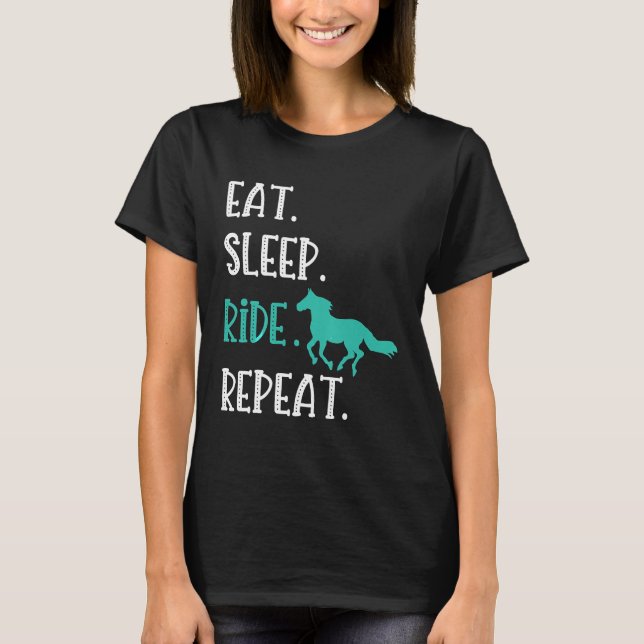 Repeat  Horseback Riding T-Shirt (Front)