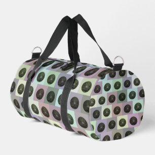 Repeated Lawn Bowls Pop Art Pattern, Duffle Bag