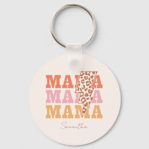 Repeated Mama Keychain