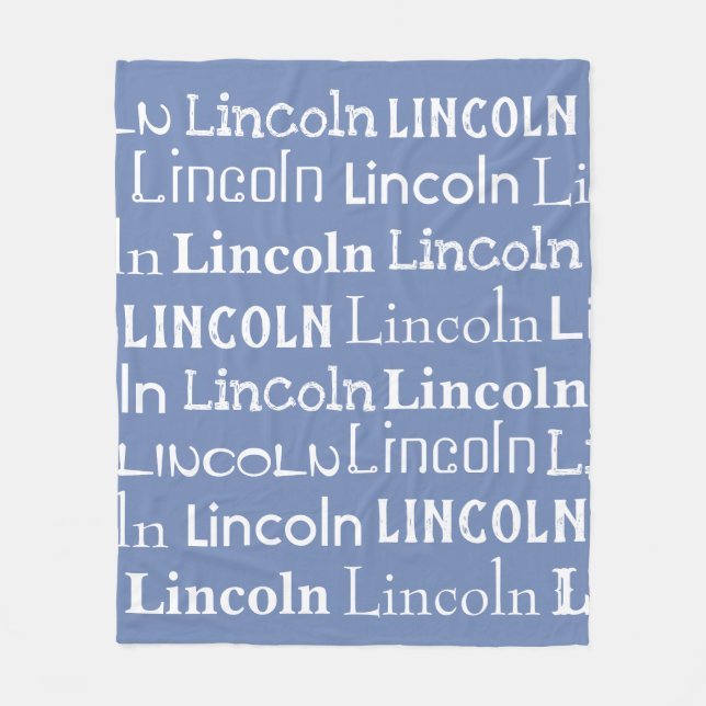 Repeated Name blanket (Front)