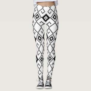 Repeated Seamless Geometric Pattern Leggings