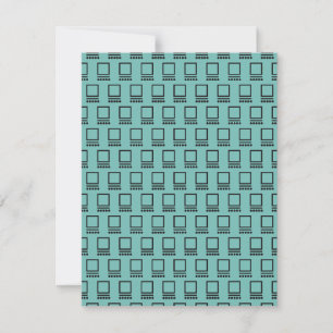 Repeating Computers Thank You Card