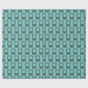 Repeating Computers  Wrapping Paper