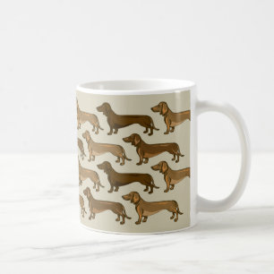 Repeating Dachshunds Coffee Mug