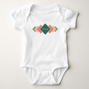 Repeating Diamonds  Baby Bodysuit