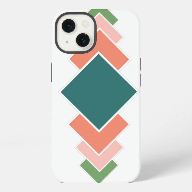 Repeating Diamonds  iPhone Case (Back)