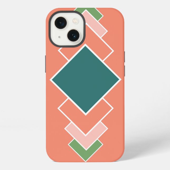 Repeating Diamonds iPhone Case (Back)