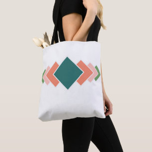Repeating Diamonds Tote Bag