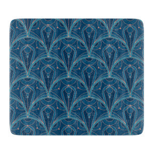 Repeating geometric Art Deco pattern Cutting Board