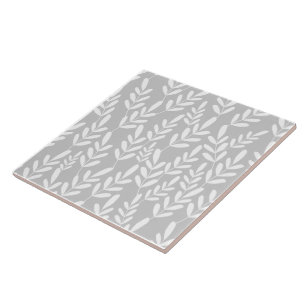Repeating Leaf Vines Pattern Tile