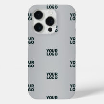 Repeating Logos on Grey Gradient (editable colour)