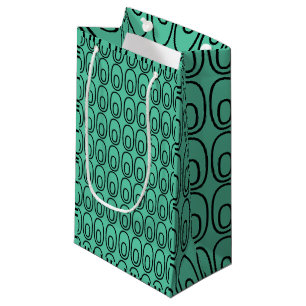 Repeating Mint Green Ovals Small Gift Bag