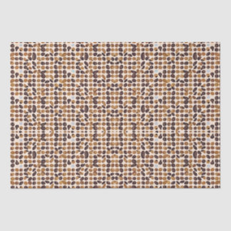 Repeating mosaic patterns and graphics to decorate tissue paper