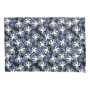 Repeating Motif   Octopus Pattern Pillowcase