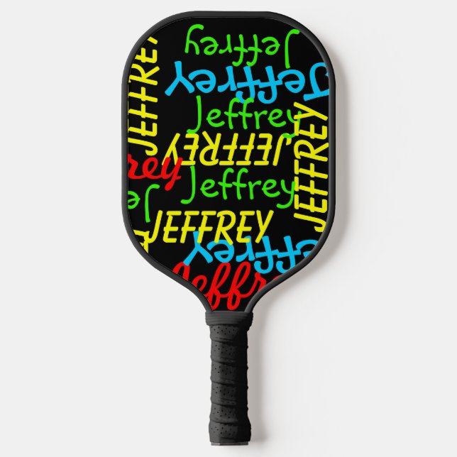 Repeating Names  Pickleball Paddle (Front)