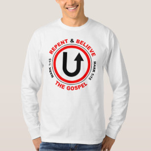 Repent & Believe the Gospel: Jesus Christian Faith T-Shirt
