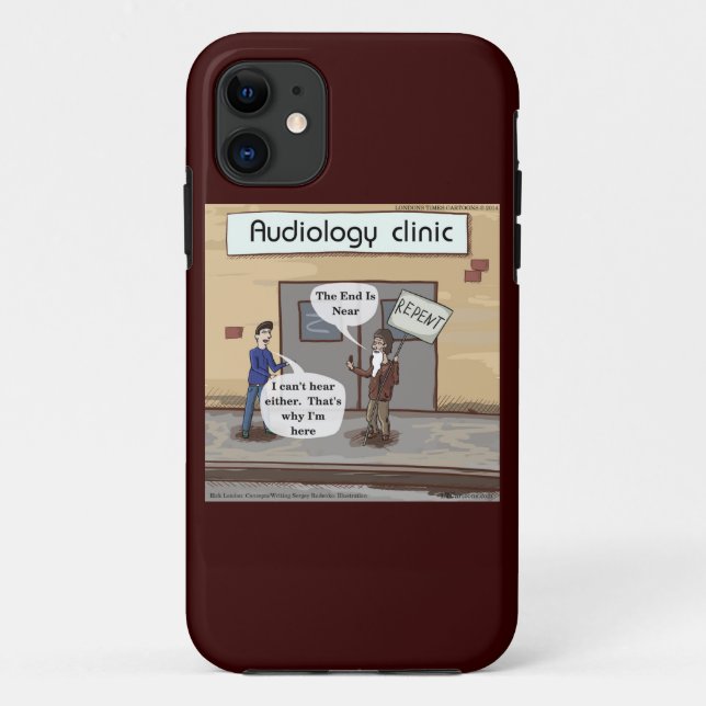 Repent For Audiology Funny iPhone 5/5S Case (Back)