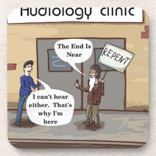 Repent For The Audiologist Office Funny Coaster