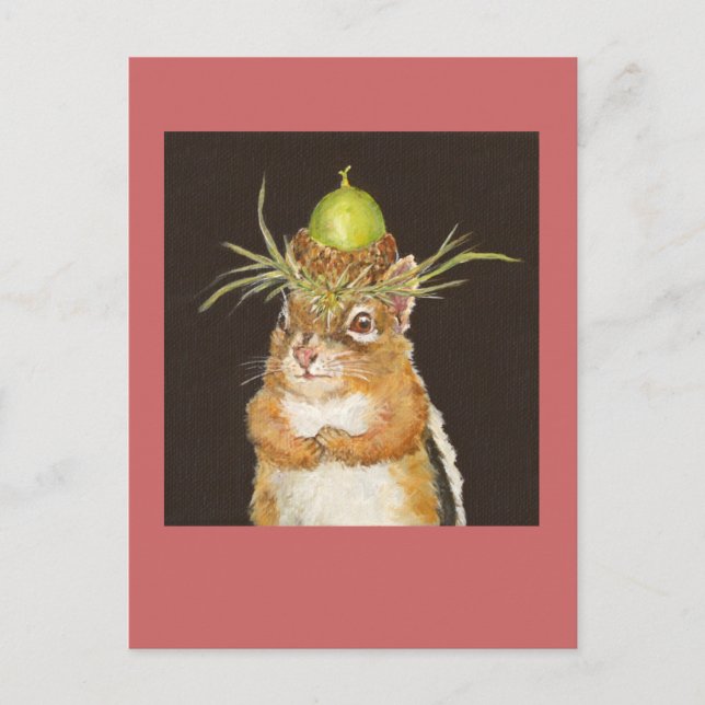 repentant chipmunk postcard (Front)