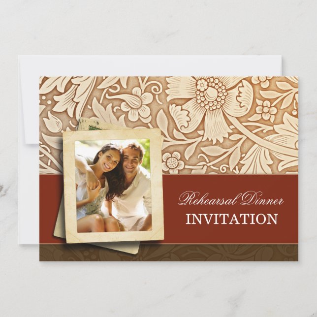 répétition dîner invitations avec photo (Devant)