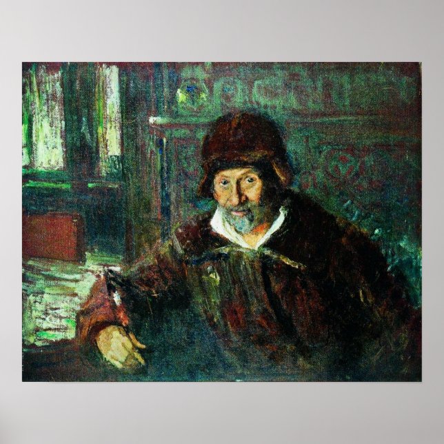 Repin - Self Portrait 1920 Poster (Front)