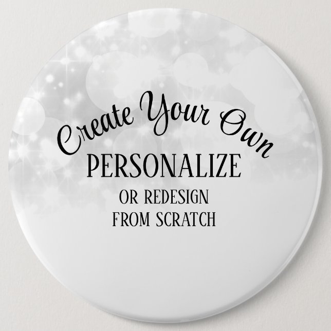 Replace Image or Personalize - 6 Inch Round Button (Front)