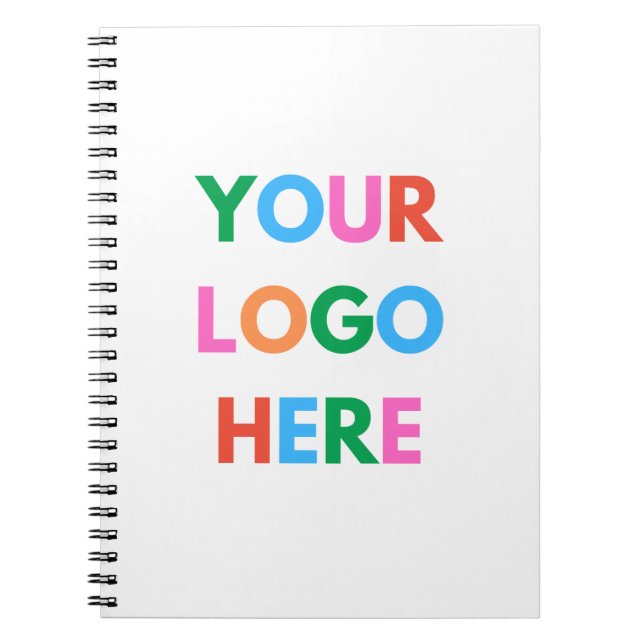 Replace Logo With Your Own | Modern Personalized  Notebook (Front)
