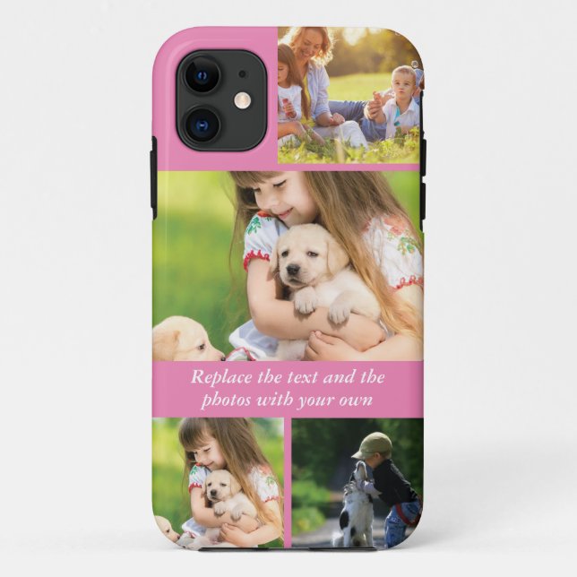 Replace text and photos with your own Case-Mate iPhone case (Back)